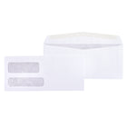 SupremeX Double Stacked Window Envelopes - #9 - Open Side - 24lb White Wove - Security Artline - 3-7/8" x 8-7/8" - Box of 500-24lb