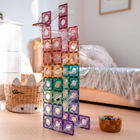 Connetix Pastel Ball Run Pack - 106 Pieces-Eight earthy pastel colours - hues of rose, berry, peach, mint, emerald, lemon, violet and sapphire and clear fluted tubes