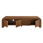 Modway Waterflute 68" Fluted TV Stand - Walnut-7