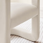 Modway Winslow Performance Velvet Barrel Accent Chair - Alabaster-Stain-Resistant Upholstery
