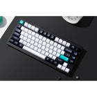 Keychron Q1 Max RGB Wireless Mechanical Keyboard - Brown Switch - 75% Layout with Knob - Carbon Black-Hot-Swappable Switches: Personalize your typing experience on the fly with hot-swappable switches, allowing you to customize your keyboard with ease without soldering, supporting various MX style mechanical switches.