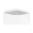 Jam Paper #10 Window Envelopes with Security Tint - 4 1/8" H x 9 1/2" W - White - 250 Pack-Color - White