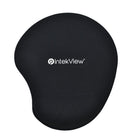 IntekView Rounded Gel Wrist Mouse Pad - 160 g - Black-7