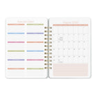 Orange Circle Studio Fruit & Flora Do It All Weekly/Monthly Planner - 5.75" x 8.25" - Assorted Colours - English-Includes 340 stickers for holidays and reminders