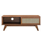 Modway Soma 47" TV Stand - Walnut-Sliding Doors