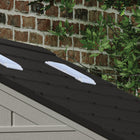 Suncast Everett Storage Shed - 6' x 5' - Dove Grey-Functional vents for air circulation.