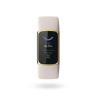 Fitbit Charge 5 Fitness Smart Watch - Soft Gold/Lunar White-Track Sleep, SpO2, HRV, Breathing & More