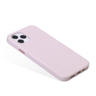 General Supply Goods + Co iPhone 12/12 Pro Vegan Leather Case with Metallic Buttons and MagSafe Compatible - Pink Clay-Pink clay