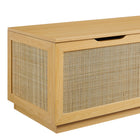 Modway Soma 47" Rattan Storage Bench - Oak-9