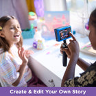 VTech KidiZoom Creator Cam Ultra Kids’ Digital Camera - Bilingual English/French-This amazing digital video camera with a tabletop tripod/selfie stick, green screen and creativity tools make an exciting unisex gift for holidays, birthdays, school rewards or just because