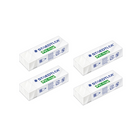 Staedtler PVC-Free Eraser Large - White - 4 Pack-For use at school, home or office
