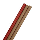 JAM Paper Assorted Kraft Wrapping Paper - 87.5 Sq Ft - Red & Brown Kraft - 3 Pack-Colour: Red Kraft Stripes and Solids
