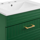 Modway Daybreak 24" Bathroom Vanity - Green/White-Assembly Required