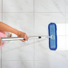 Gritt Commercial Microfiber Looped Dust Mop Pad Head - 36" x 5" - Blue-Style: Looped End