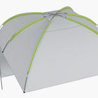 Outsunny Portable SUV Awning Tailgate Tent with Side Wall-Features adjustable poles, allowing for greater flexibility and versatility