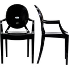 Nicer Furniture Louis XVI Ghost Chair - Black - 4 Pack-6
