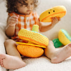 Melissa & Doug Multi-Sensory Pineapple Soft Stacker Infant Toy-8