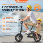 Gyrocopters PixAI Electric Bike for Adults & Teens - Speed 32 kmph - PAS 70 km - Black-Whether you’re navigating the morning commute, managing local deliveries, or enjoying a family outing, this foldable e-bike provides the power, range, and security needed to master the city streets