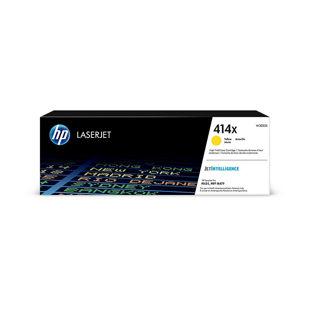HP 414X(W2022X) High Yield Yellow Original LaserJet Toner