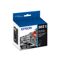 Epson T302 Ink Cartridge - High Capacity - Black-Sharp text and brilliant colour for high-quality results, fast-drying ink