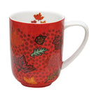 Oscardo Fall Winds of Change by Leah Dorion Porcelain Mug - 485ml-Indigenous Art Design - Fall Winds of Change by Leah Dorion, Métis artist, artwork celebrating cultural heritage and tradition