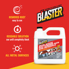 Blaster Metal Rescue Rust Remover Bath 1 gal - 4 Pack-Non-Toxic, Water-Based Formula
