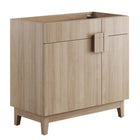 Modway Miles 36" Bathroom Vanity Cabinet - Oak-Particleboard & Melamine Laminate