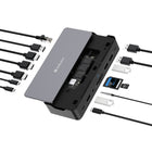 Verbatim USB-C Pro Docking Station 15-in-1 - SSD Enclosure- USB-A 3.2 Gen2 and USB-C 3.2 Gen2 ports for swift and efficient data transmission, perfect for time-sensitive tasks