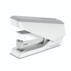 Fellowes LX840 Half Strip EasyPress Antimicrobial Stapler - White-High-quality, jam-free design