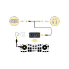 Hercules DJControl Mix Bluetooth Wireless DJ Controller for Smartphones-Easily mix on your smartphone via bluetooth low energy connecting is simple and quick