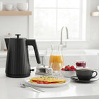 JS Gourmet Wave Collection 1.7 L Electric Kettle - Black-Water level indicator