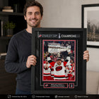 Frameworth Nikolaj Ehlers 16" H x 20" W Replica Signature Frame Carolina Hurricanes 2026 Stanley Cup Champions - Officially Licensed NHL/NHLPA-Frameworth quality: Made in Canada by Frameworth Sports Marketing, established 1992, producing officially licensed sports memorabilia