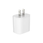 Evry 20W USB-A & USB-C Wall Charger - White-Dual ports: USB-C x 1, USB-A x 1