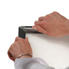 Seco Aluminum Snap Poster Frame - 12" x 18" - Black-Comes with screws and raw plugs - can be positioned portrait or landscape