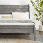 Modway Georgia Wood Queen Platform Bed - Grey-Weight Capacity: 600 lb