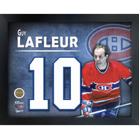 Lafleur G. Jersey Number Frame Canadiens - Framed Print - 16" x 20"-Premium virtual frames