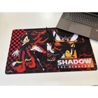 Kess Modern Sonic Shadow Playmat-Multi-purpose design ideal for trading card games, tabletop gaming, or use as a desk pad
