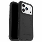 OtterBox Defender Pro Compatible with MagSafe Case with Camera Control for iPhone 17 Pro - Black-Built rugged yet thin with grippable rubber edges for secure carry & shock absorption