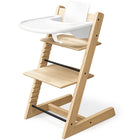 MotionGrey Blessy Wooden High Chair with Tray - Adjustable Baby & Toddler Dining Chair for Age 6 Months+ - Wood-Complete Baby High Chair Setup: Includes tray and support accessories, making it perfect for feeding, playtime, and early development