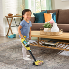 VTech 4-in-1 Push & Play Vacuum -Power up! Push the orange button to get the lights whirling and little feet moving