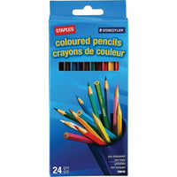 Staples/Staedtler Coloured Pencils - 24 Pack-Co-branded coloured Pencils