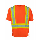 Forcefield Short Sleeve Safety Tee - Orange - Large-100% polyester fabric