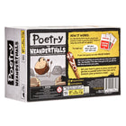 Exploding Kittens Poetry For Neanderthals Game-The catch is that they can only use single syllable words to give clues. If they use any words with more than one syllable, the other team gets to bop them with a 2-foot inflatable club