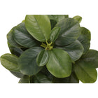Monarch Specialties 14" Artificial Indoor Ficus - Table - Grey Pots - Set of 2-7