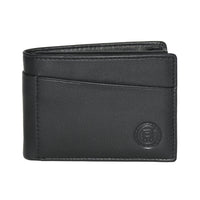 Club Rochelier Men's Slim Fold Wallet with Removable ID - Black-10 Credit card slots