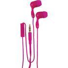 Staples In-Ear Headphones with Microphone, Pink-Microphone with play / pause button