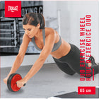 Everlast Duo AB Exercise Wheel - Red-Tones abdominals