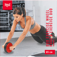Everlast Duo AB Exercise Wheel - Red-Tones abdominals