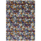 Modway Arisa Geometric Hexagon Mosaic Area Rug - 5 ft W x 8 ft L - Multicolored-Geometric Hexagon Mosaic Area Rug