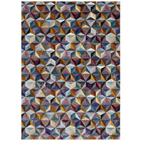 Modway Arisa Geometric Hexagon Mosaic Area Rug - 5 ft W x 8 ft L - Multicolored-Geometric Hexagon Mosaic Area Rug